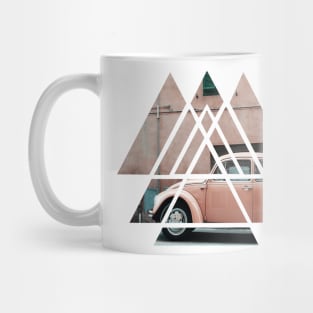 Scared Geometry Triangles Mug